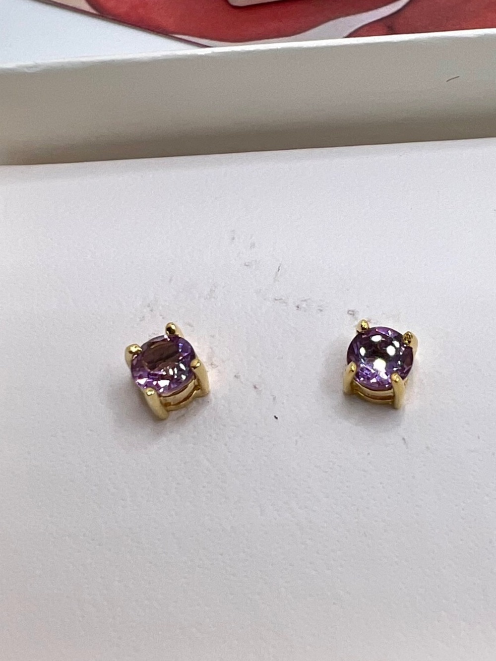 JC Penney 925 Gemstone Stud Earrings Set FINAL MARKDOWN - Picture 3 of 9